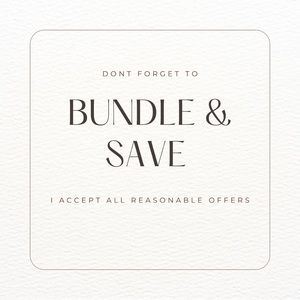 Bundle items at a discounted price!